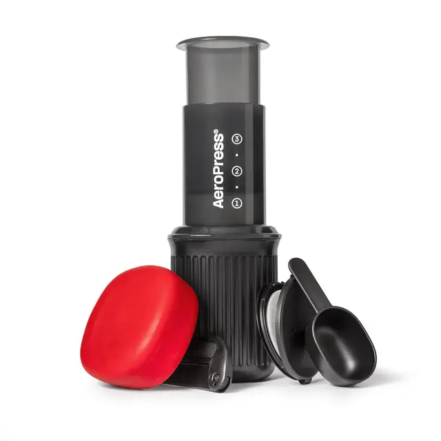 aeropress go tragbares kaffee-set