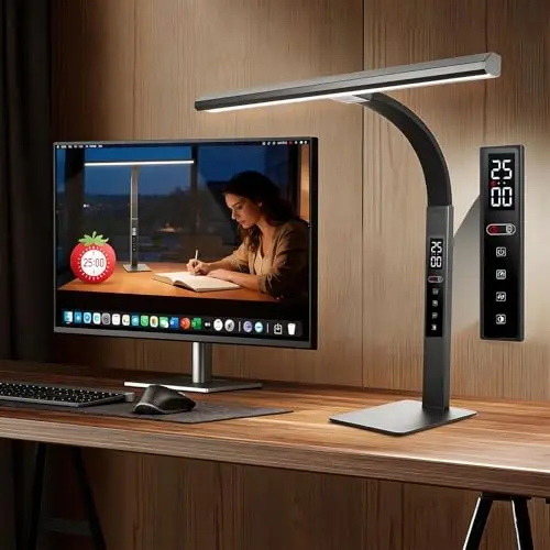 cchkfei led schreibtischlampe dimmbar