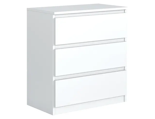 meblocker kommode 3 schubladen 70cm weiß