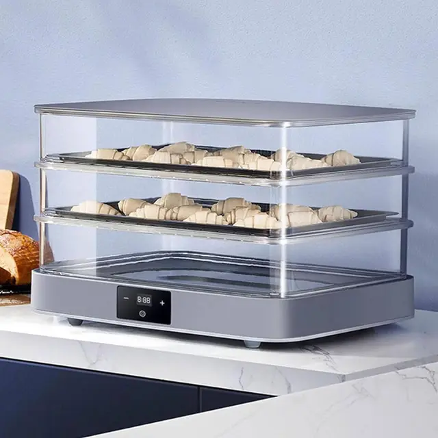 40L Brot Gärschrank, Teig Gärschrank, Elektrischer Teigruhe Brot,Gärschrank mit Sichtfenster - Automatische Feuchtigkeit, Touchscreen Timer für die Herstellung von Brot