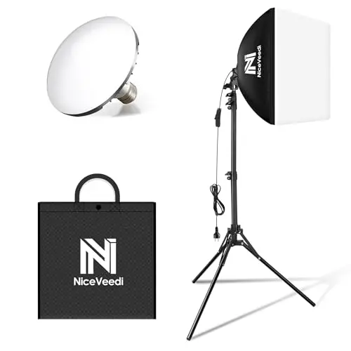 NiceVeedi Softbox LED-Lichtset