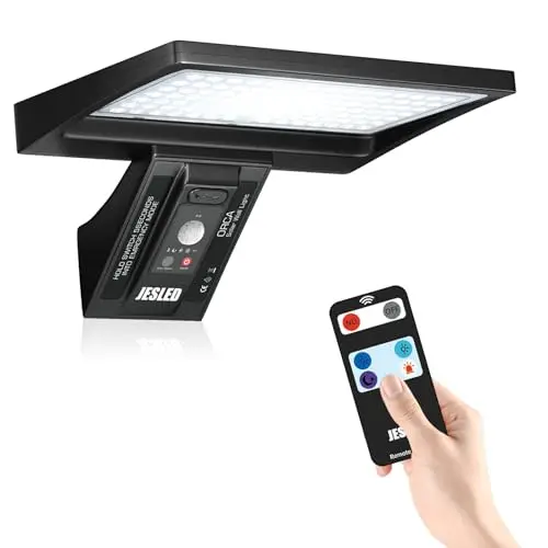jesled 8w solarleuchte bewegungsmelder