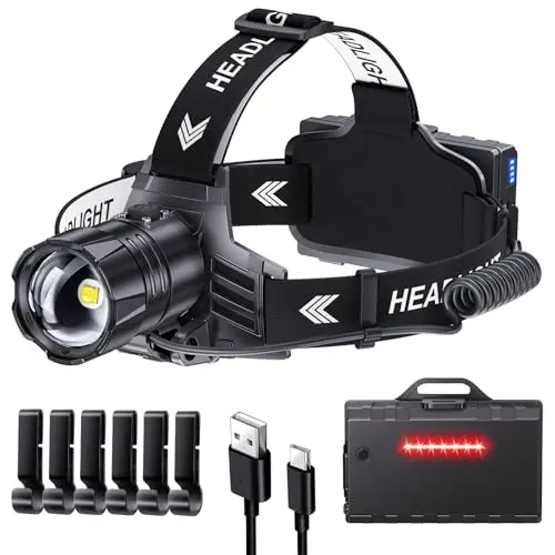 glarylight stirnlampe led 120000 lumen