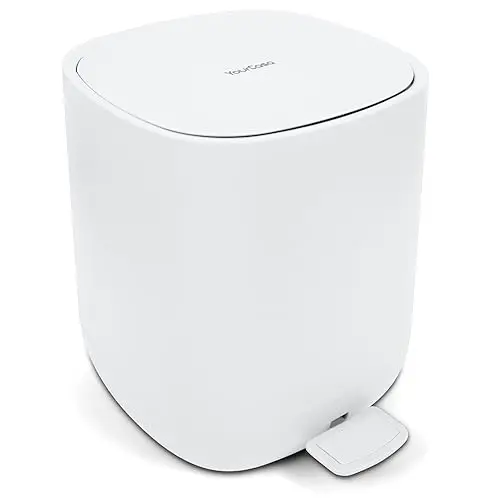 yourcasa mülleimer bad 5l kosmetikeimer