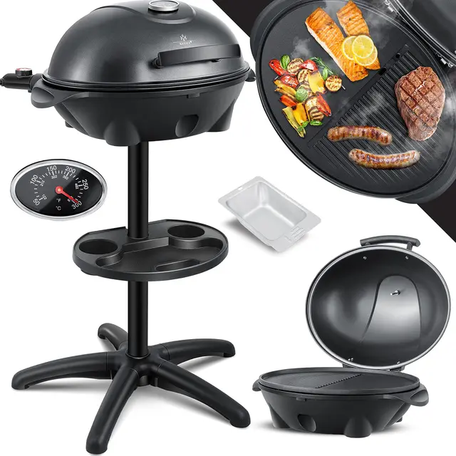 kesser elektrogrill 2in1 tischstandgrill