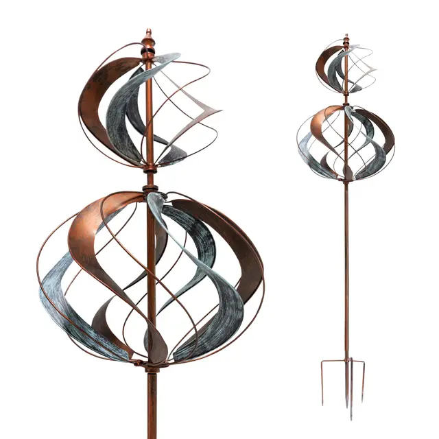 Lemodo Windrad Tulip mit gegenläufigen Rotoren, 213 cm