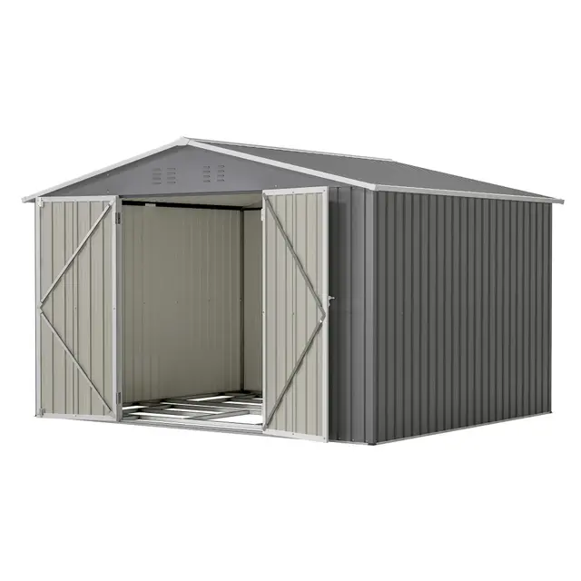 Thanaddo G0005-01BK Metall-Geräteschuppen
