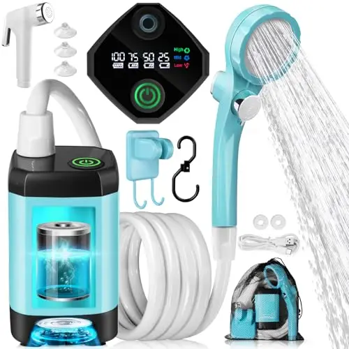 autopkio campingdusche akku 4500mah