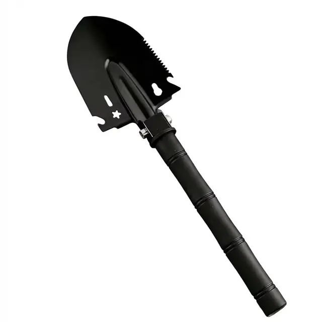 6 in 1 Mini Gartenschaufel - Ultraleichte Edelstahl Handschaufel für Outdoor & Garten - Multifunktionale Campingschaufel mit Säge, Flaschenöffner & Sechskantschlüssel - Rostfreies Survival Tool