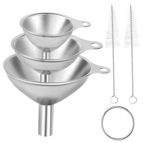vozitug edelstahl trichter set 3 stück