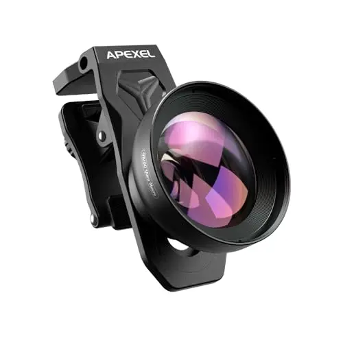APEXEL 100Ultra Makro objektiv, verbesserte Version des Handyobjektivs für iPhone,Samsung,Pixel