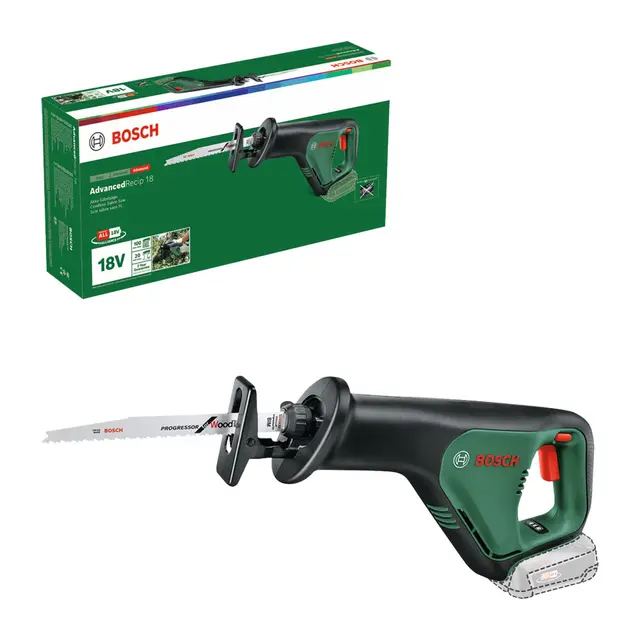 Bosch Akku Säbelsäge AdvancedRecip 18 (ohne Akku, 18 Volt System, im Karton)