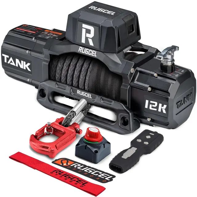 RUGCEL WINCH TANK 12000 Elektrische Seilwinde 5443 kg 12V