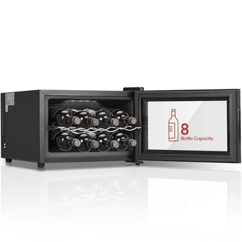 FOHERE 8-Flaschen Weinkühlschrank