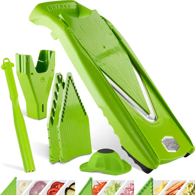 Börner V5 Plus Set Gemüsehobel Grün