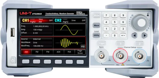 uni-t utg2082x funktionsgenerator 80