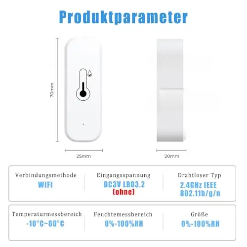 gerui wlan thermo hygrometer