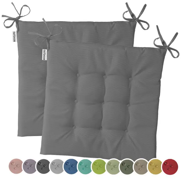 heimtexland 2er set outdoor stuhlkissen