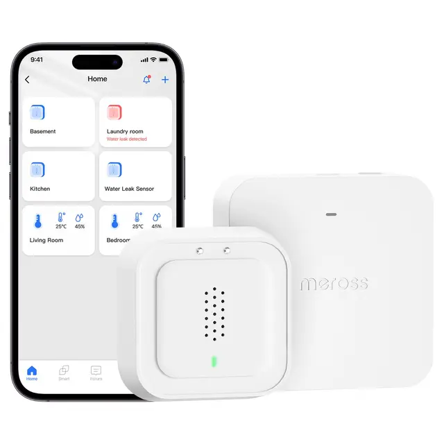 meross smart wassermelder mssh400 hub