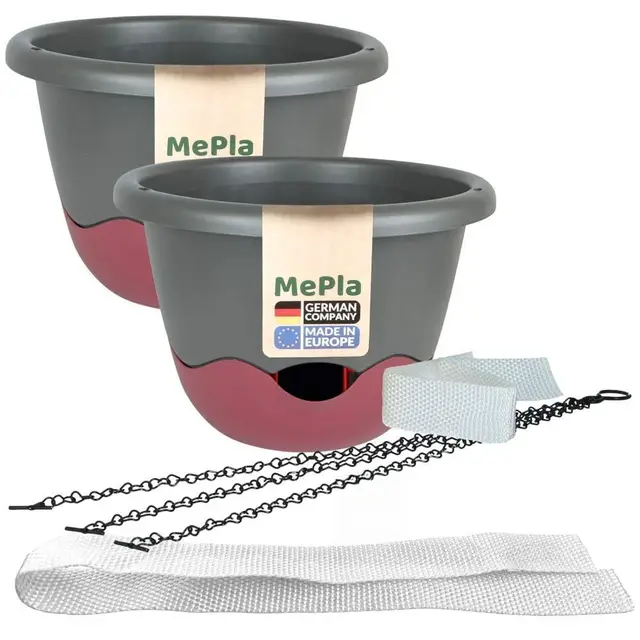 mepla ampel mareta hängekorb 2er set ø25