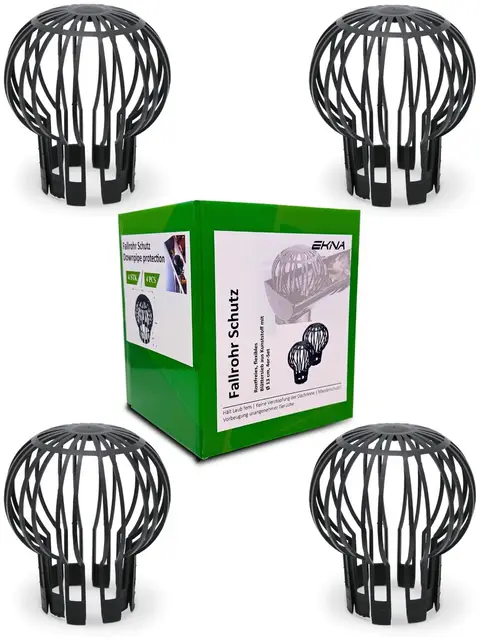EKNA Fallrohr Laubschutz Set