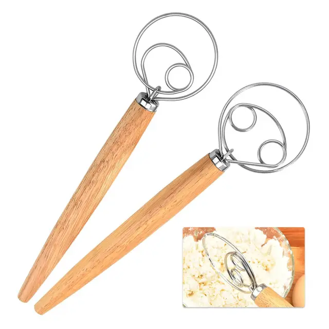 oragke dänischer teigbesen 2er set