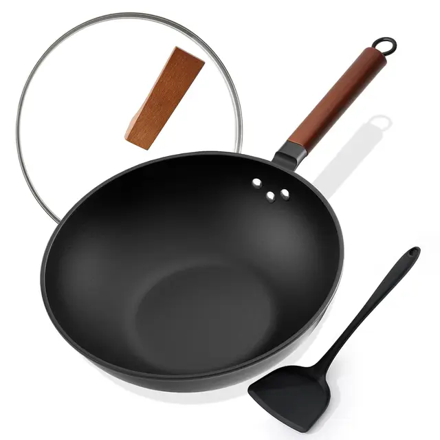 kordisen carbon steel wok 33 cm
