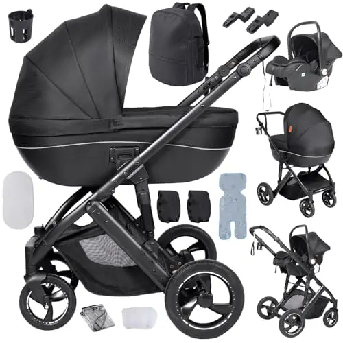 Veitoalioy V7 Black Kombikinderwagen