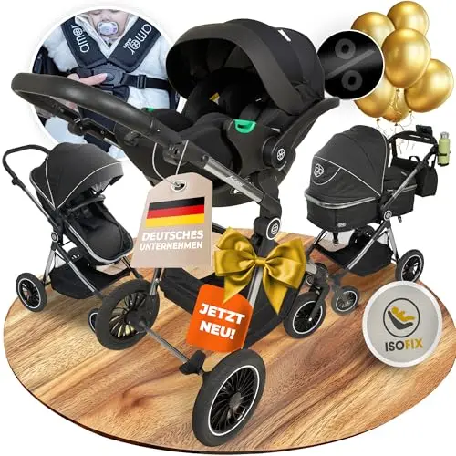 Amor Baby S600+ZS09 3-in-1 Kombi-Kinderwagen