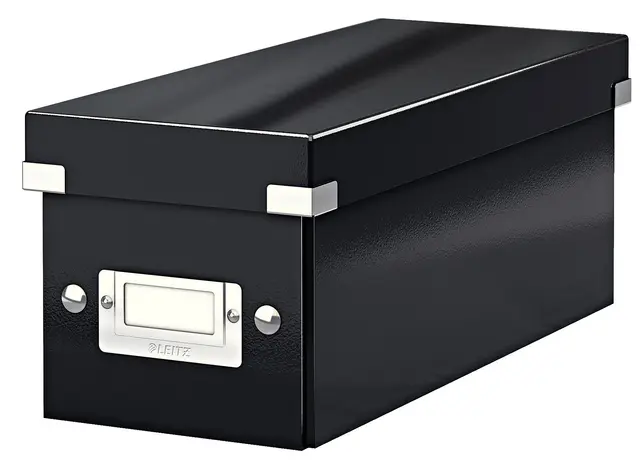 Leitz Click & Store WOW Schmale Aufbewahrungsbox Schwarz