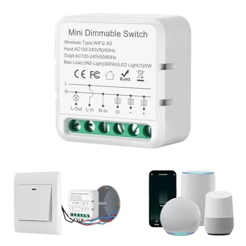 hncy 2.4g wifi dimmer unterputz