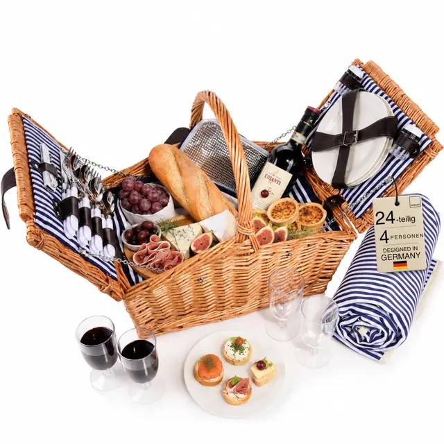 sänger picknickkorb sylt 24-teilig