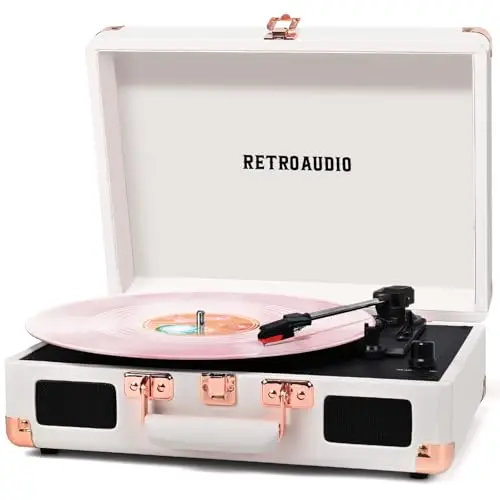 RetroAudio Vintage Suitcase Plattenspieler