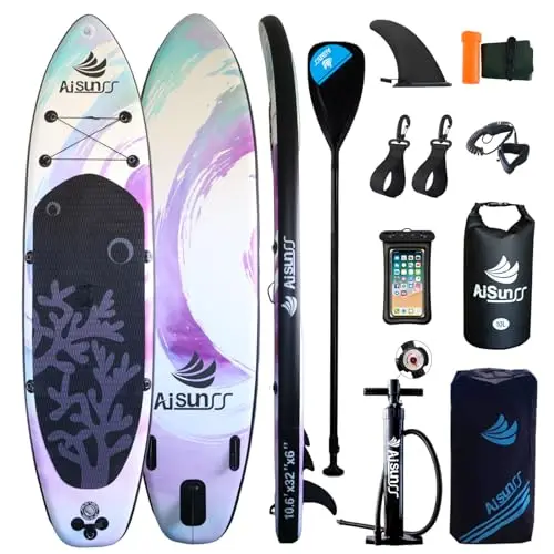 aisunss aufblasbares stand up paddle