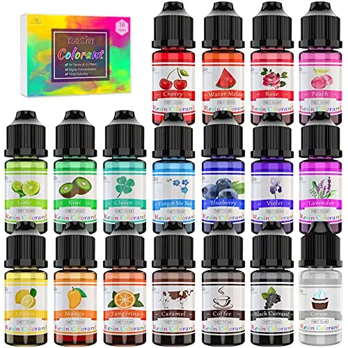 decorrom 18 farbstoffe epoxidharz set