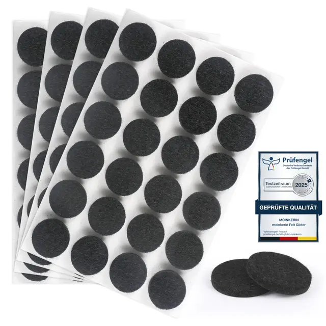 moinkerin 96 stück filzgleiter 20mm