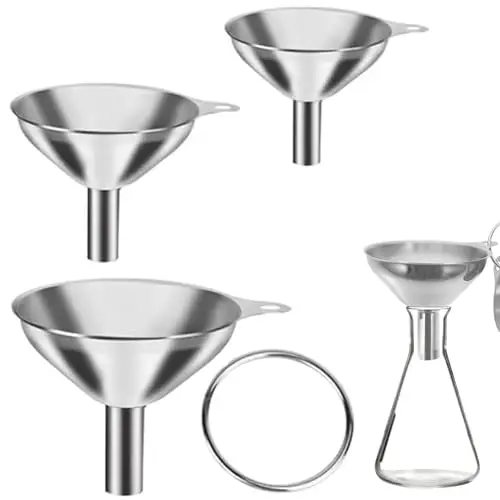 woteenore 3er edelstahl trichter set
