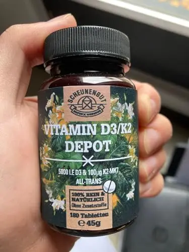 Scheunengut Vitamin D3 Depot Tabletten Parent (XL, K2Pure® Markenvitamin)