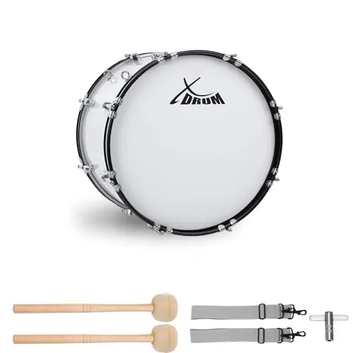 x drum mbd 218 marschtrommel 18x12 zoll