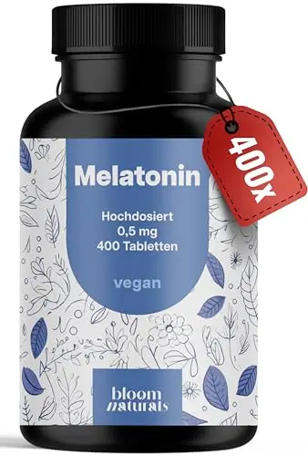 Bloom Naturals Melatonin 400 Stück 0,5mg