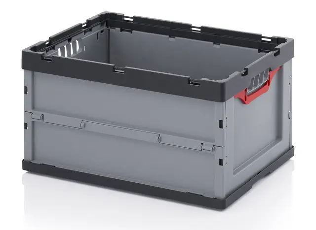 Auer Packaging 2x Profi-Faltbox 60 x 40 x 32 inkl. gratis Zollstock 2er Set Klappbox Lagerkiste Aufbewahrungsbox 60x40x32
