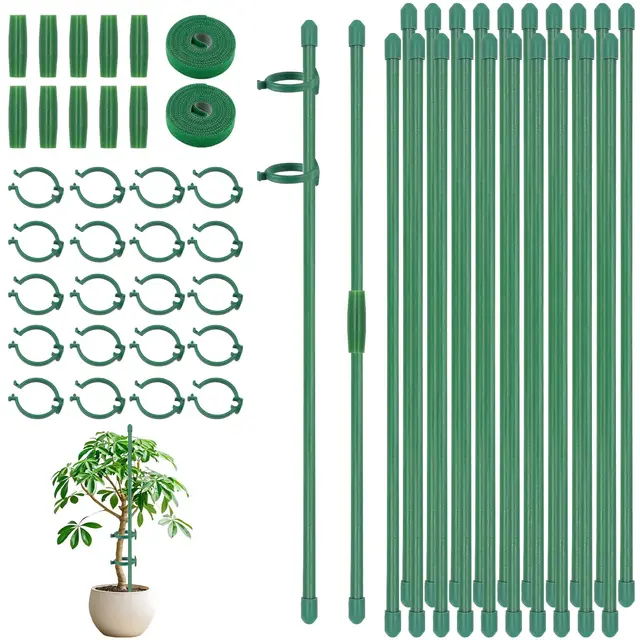 jjyhehot pflanzenstütze 30cm 20er-set