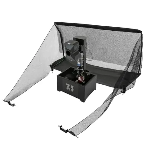 Automatische Tischtennis Ballmaschine mit Netz, Ping Pong Ball Maschine Von 100 Bällen Professionell Tischtennisroboter mit 10 Modi, Mehrere Serviermodi Tischtennis Roboter für Training, Übung
