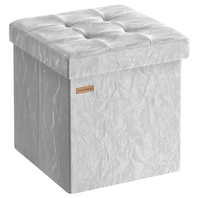 songsmics sitzhocker 38 cm kunstleder