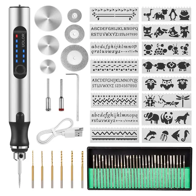 uolor kabellos usb gravur werkzeug kit