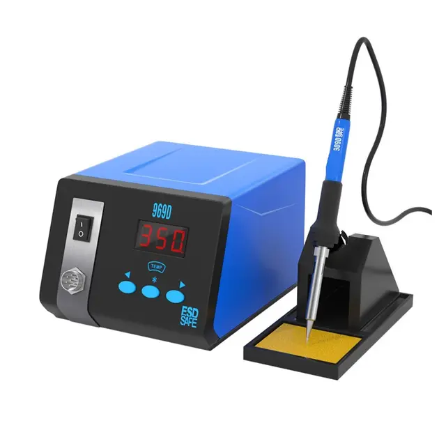 Lötstation, Aipudi 969D Smart Lötstation 700 W, 75 Schnellheizkolben-Set mit automatischem Schlafmodus