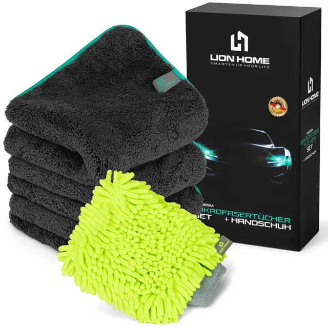 lion home mikrofaser-set 1200 gsm 40x40