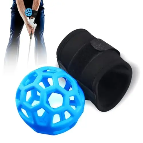 Golf Schwungtrainer Ball – Golf Swing Training Aid, Golf Zubehör, Golf Trainingshilfen für Anfänger, Handgelenktrainer für Golf, Posture Korrektur, Swing Haltungstrainer Intelligenter Ball