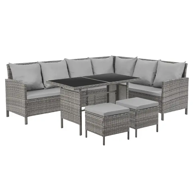 svita madison polyrattan ecksofa
