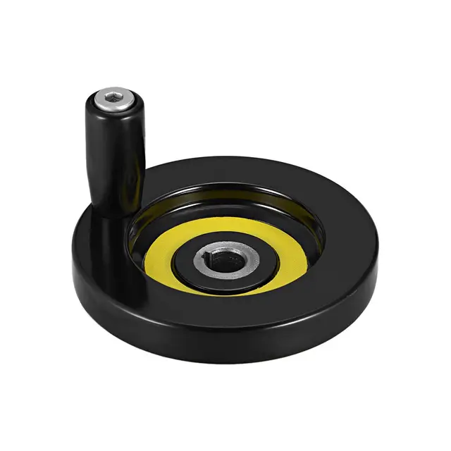 sourcing map Handrad 80mm Durchmesser 10mm Lochdurchmesser für Fräsmaschine de